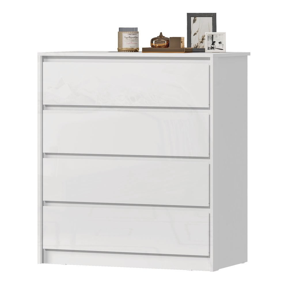 Gavetero Carla de 4 Gavetas 48x89x100 Cm - Varios Colores Blanco