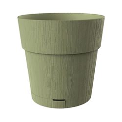 Maceta de Plástico Pianeta Verde Oliva 11.43 X 11.43 Plg
