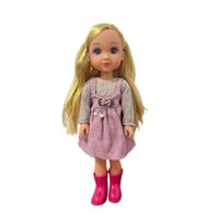 Muñeca Fashion Rosa 14 plg Diseños Surtidos