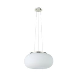 Lampara de Colgar Óptica Blanca 28 Cm