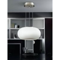 Lampara de Colgar Óptica Blanca 28 Cm