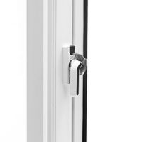 Ventana PVC S80 Corrediza con Cedazo Blanca 100x100 cm