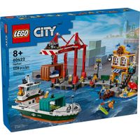 Puerto Marítimo con Buque de Mercancías 1226 Pzas - Lego