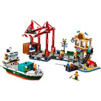Puerto Marítimo con Buque de Mercancías 1226 Pzas - Lego