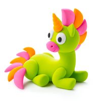 Plastilina Interactiva Unicornio Brighty 3 Botes