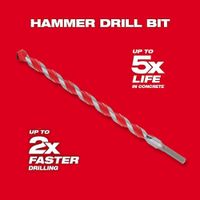 Broca de Carburo para Concreto 1/4x12 Plg - Milwaukee Electric