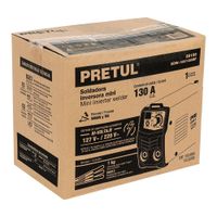 Mini Soldadora Inversora Bi-Voltaje 130/110 A - Pretul