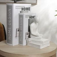 Set de 2 Cajas de Libros 27x18x7 Cm