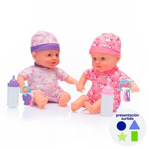 Set De Muñecas Gemelas De 12 Plg Colores Surtidos
