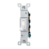 Interruptor de Palanca Sencillo Standard Blanco - Volteck