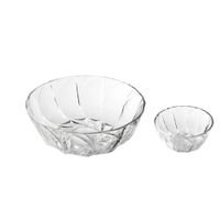 Set de Ensaladera Transparente 5 Pzas