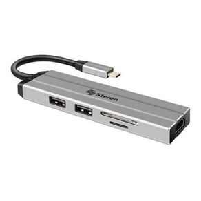 Estación de Conexión USB-C 6 en 1 con Carcasa de Aluminio
