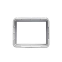 Tapa para Caja 3 Módulos Gris Matix