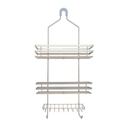 Organizador de Ducha Gris 2 Niveles con Jabonera