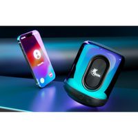 Bocina Portátil con Luces LED BeatWave