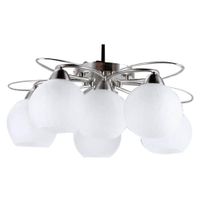Lámpara de Techo Níquel Satinado 6L E27 40 W