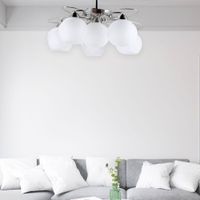Lámpara de Techo Níquel Satinado 6L E27 40 W