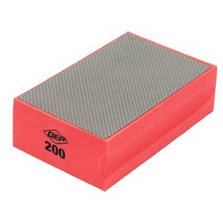 Bloque de Lijado Diamantado Rojo Grano 200