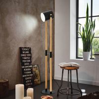 Lampara de Pie con Pantalla Giratoria Hornwood