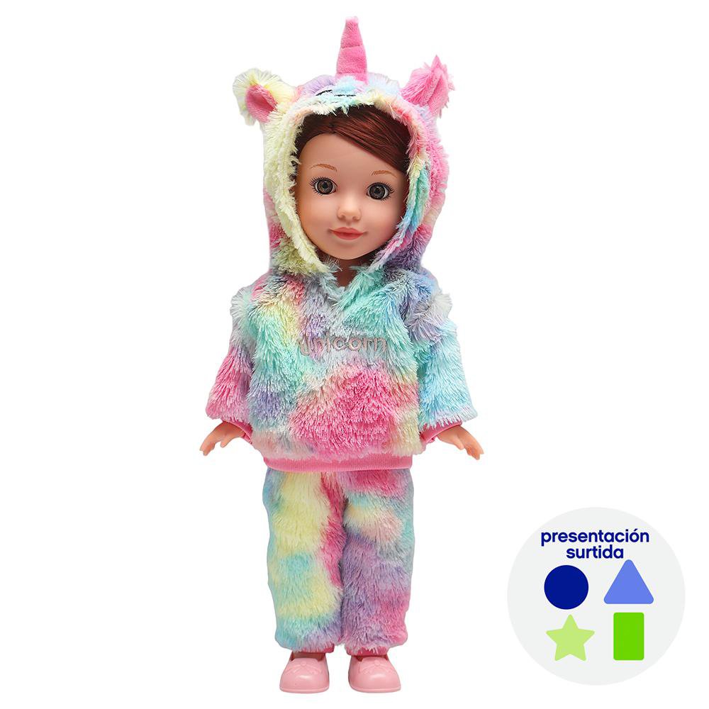 Muñeca con Ropa de Animales de 36 Cm 3+ Años Diseños Surtidos Muñeca con Ropa de Animales…