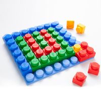 Set de Blocks con Plataforma Multicolor 64 Pzas
