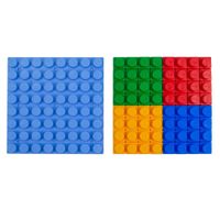 Set de Blocks con Plataforma Multicolor 64 Pzas