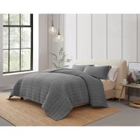 Set de Cubrecama Melange Gris King