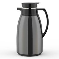 Termo 1 L Acero Inoxidable Negro Metálico