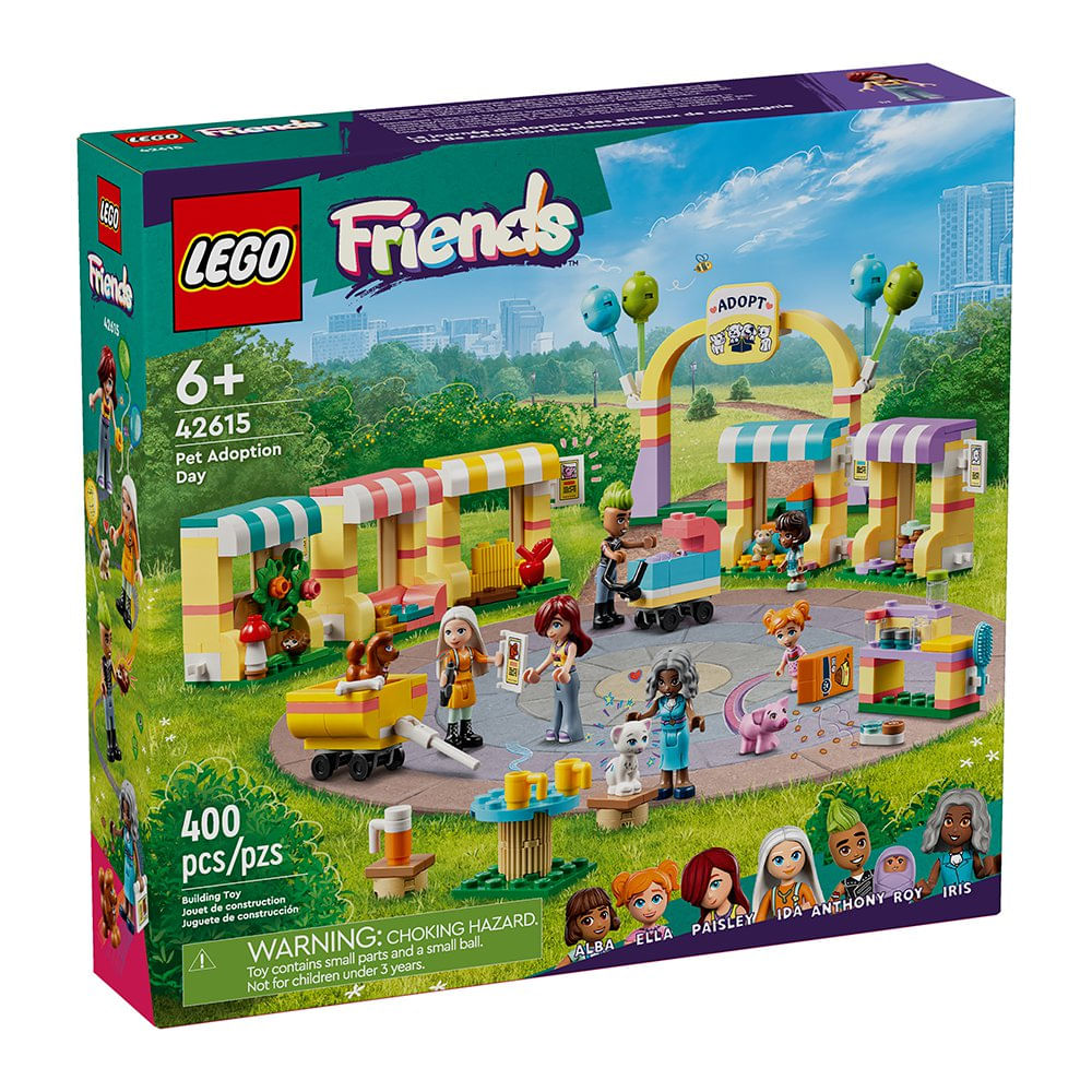 LEGO Friends Día de Adopción de Mascotas #42615 de 400 Piezas