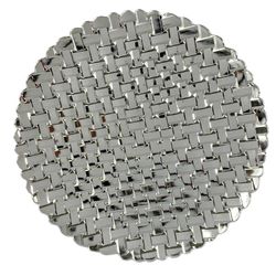 Plato Base Plateado 33 Cm