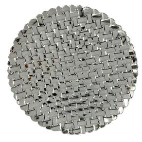 Plato Base Plateado 33 Cm