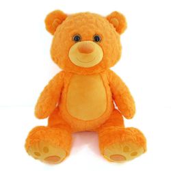 Peluche Oso Naranja de 15 Plg, Suave y Abrazable