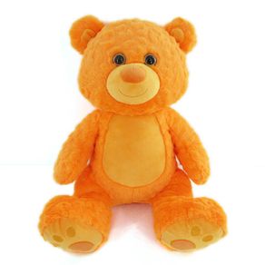 Peluche Oso Naranja de 15 Plg, Suave y Abrazable