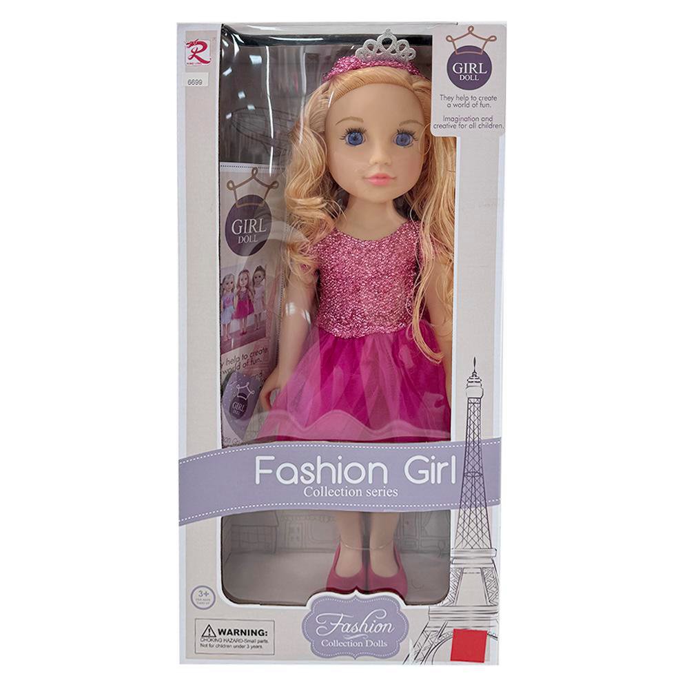 Muñeca Fashion Girl Princesa de 45 Cm 3+ Años Muñeca Fashion Girl con Vestido de Princesa…