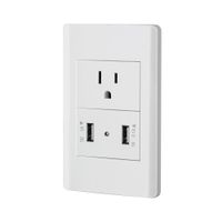 Tomacorriente + 2 Puertos USB Lisboa Blanco - Volteck
