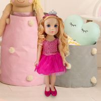 Muñeca-de-18”-Princesa-con-Vestido-Real-