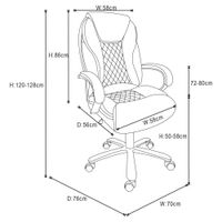Silla Ejecutiva Milan Negra
