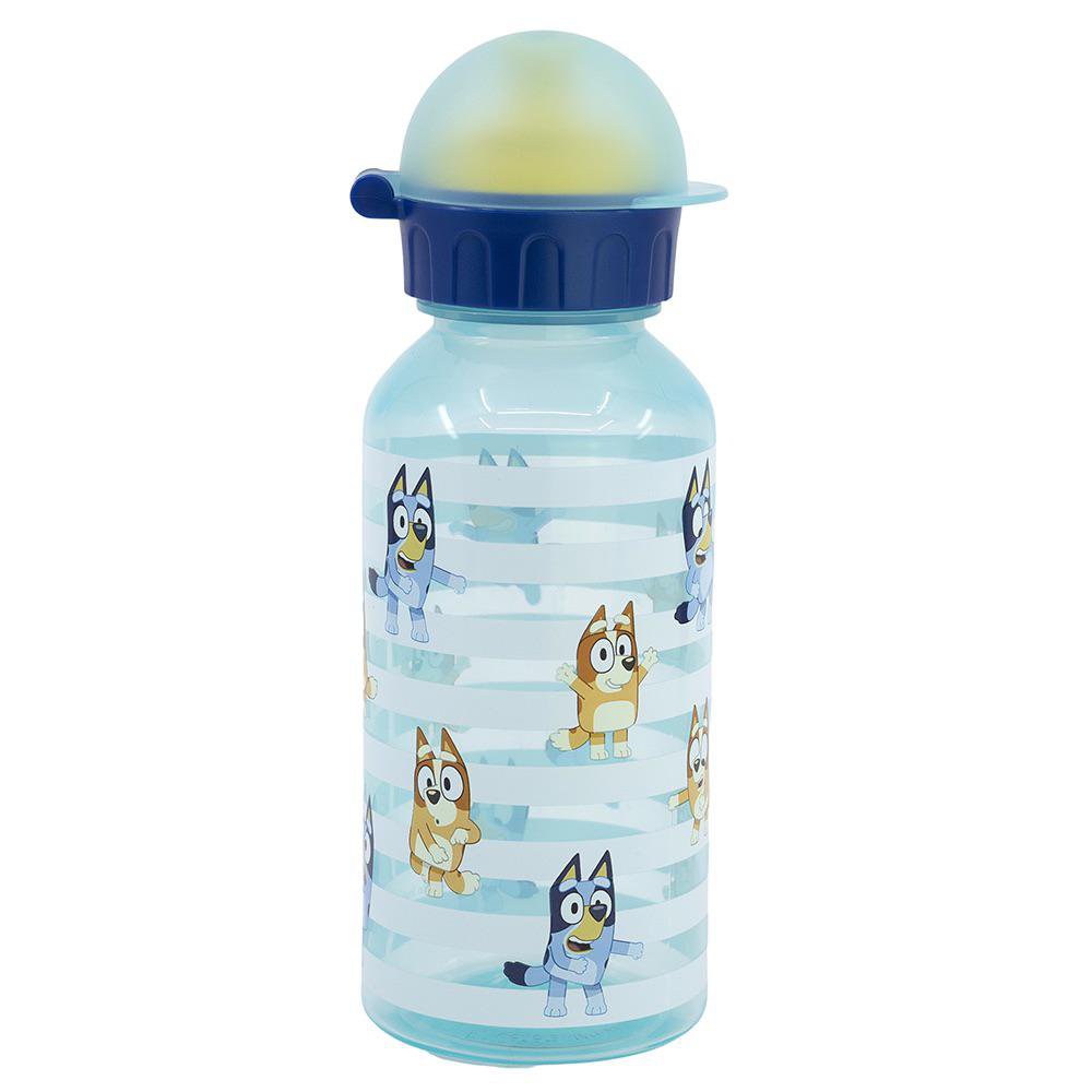 Pachón de Plástico de 12.5 Oz Libre de BPA con Tapa y Cubierta Esférica Diseño Bluey Color…