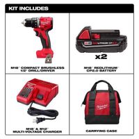 Taladro Destornillador Inalámbrico Compacto M18 de 1/2 Plg