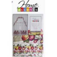 Set de Cortinas para Cocina Frutas 3 Pzas