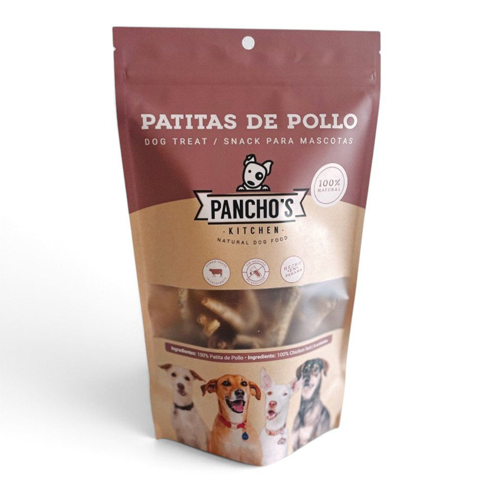 Snack Deshidratado para Perro Jerky de Patitas de Pollo con 8 Unidades