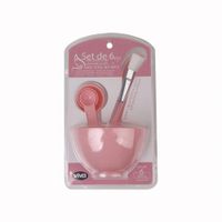 Kit Mezclador para Mascarilla Facial Rosa 6 Pzas