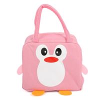 Lonchera Térmica Infantil Pingüino Rosa