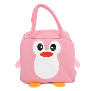 Lonchera Térmica Infantil Pingüino Rosa
