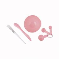 Kit Mezclador para Mascarilla Facial Rosa 6 Pzas