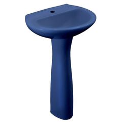 Lavamanos Azul Con Pedestal - Ecoline