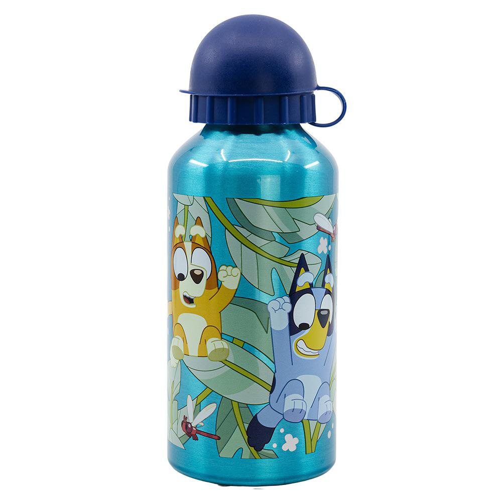Pachón de Aluminio de 13.5 Oz con Tapa de Seguridad y Boquilla Abatible Diseño Bluey para…