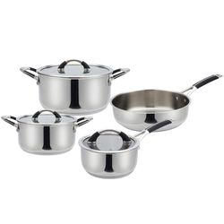 Batería de Cocina Acero Inoxidable 7 Pzas