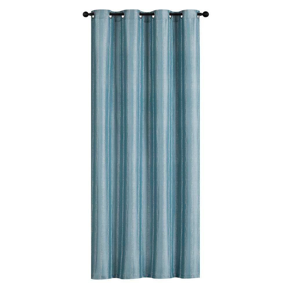 Cortina Jacquard de 140 x 240 Cm - Varios Colores Azul