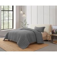 Set de Cubrecama Melange Gris - Varios Tamaños